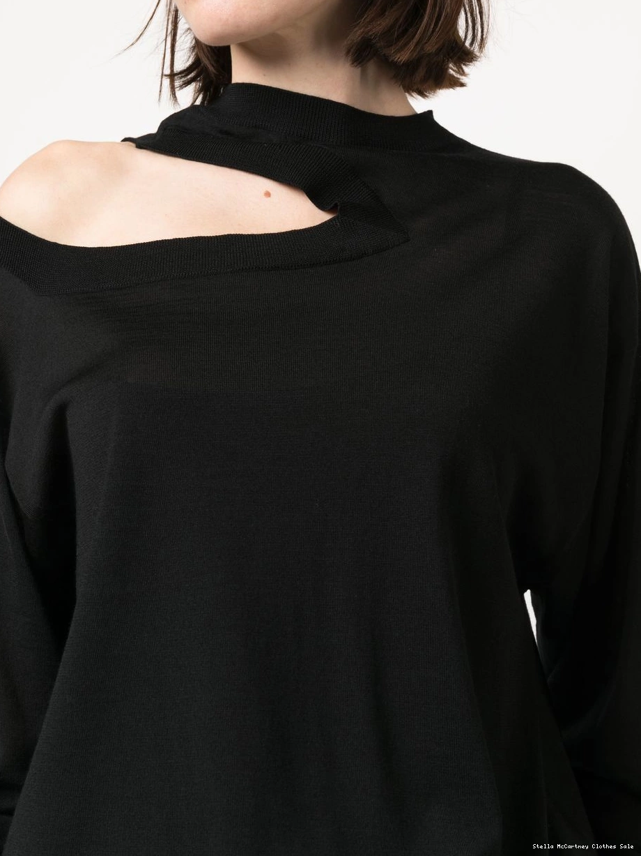 Affordable Women top McCartney knitted out-detail Stella cut 0703